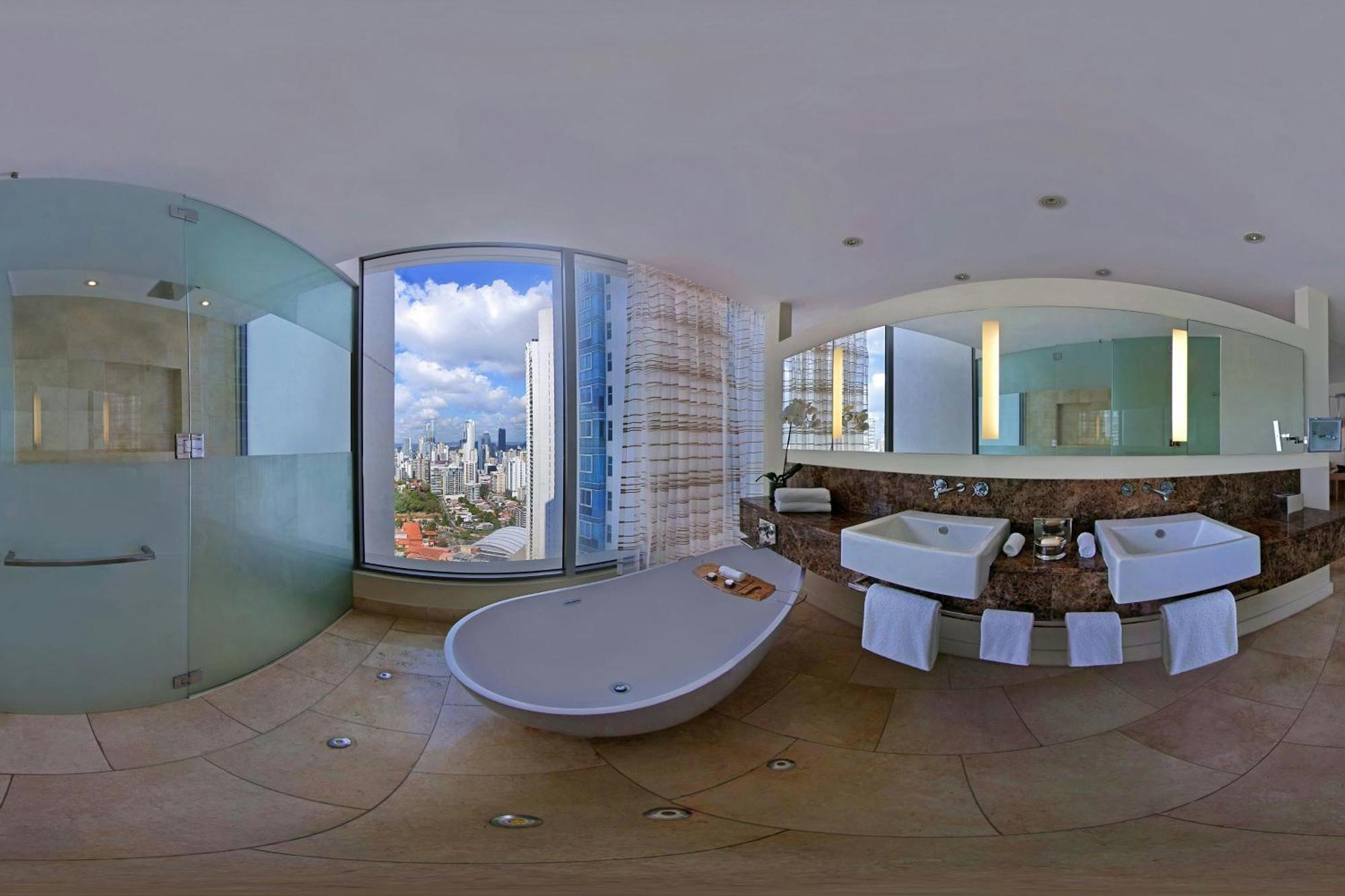 巴拿马jw万豪酒店 巴拿马城 外观 照片 Bathroom in the Mandarin Oriental, Munich
